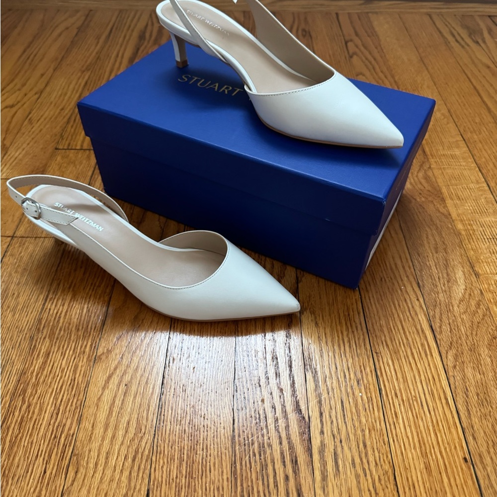 Stuart Weitzman Avenue Slingback Heels